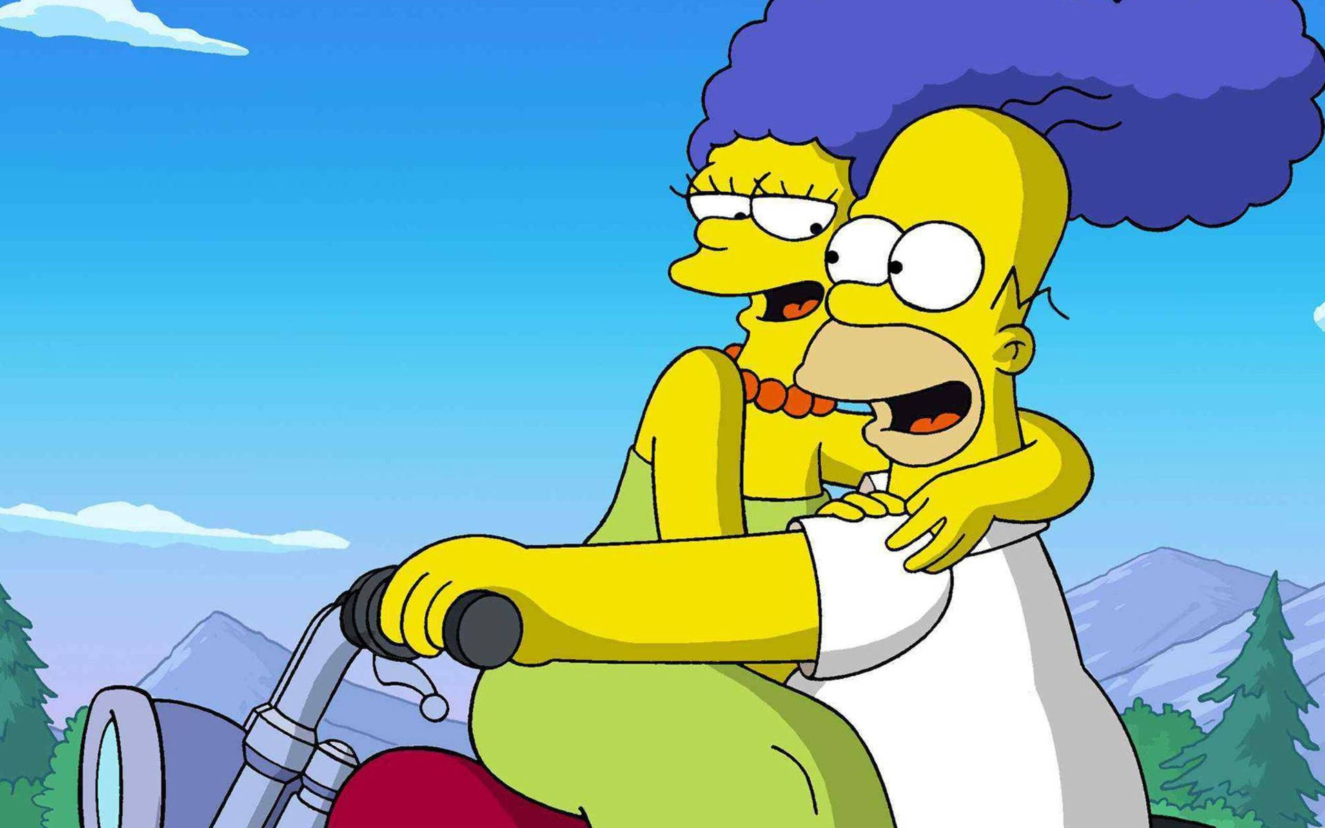 Marge Simpson And Homer Simpson