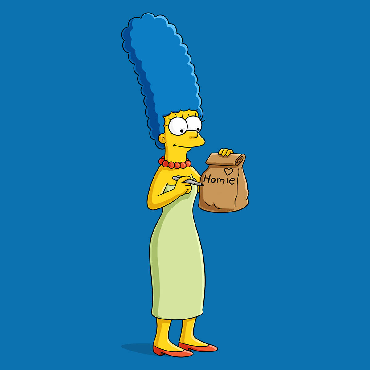Marge Simpson Cartoon Character
