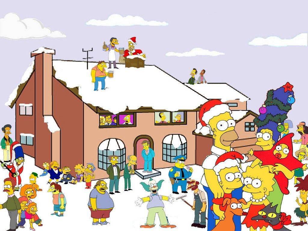 Marge Simpson Christmas Village