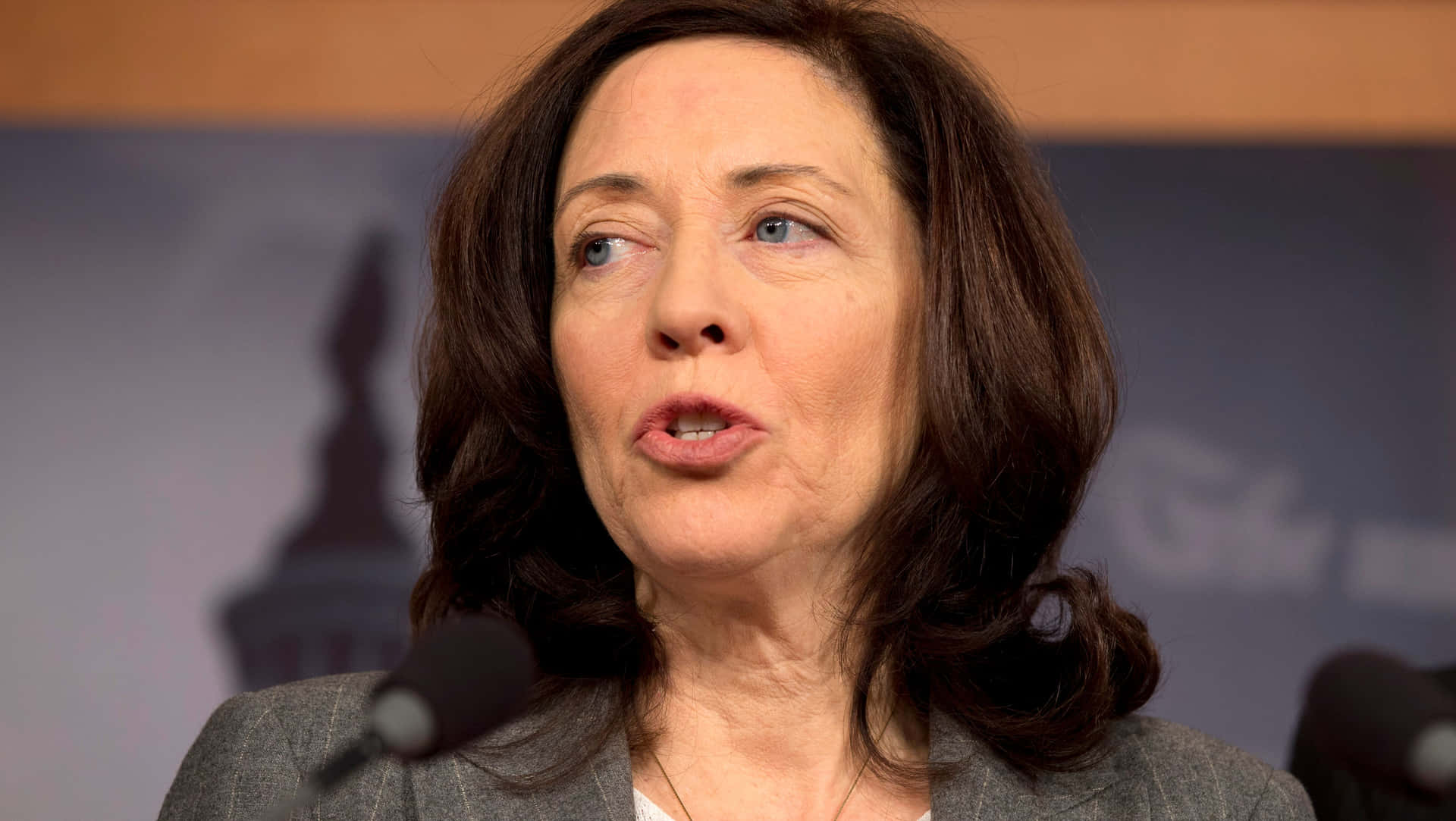 Maria Cantwell Close-up Photo Background