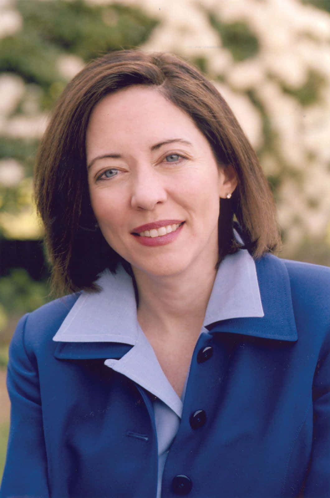 Maria Cantwell In Blue Blazer Background