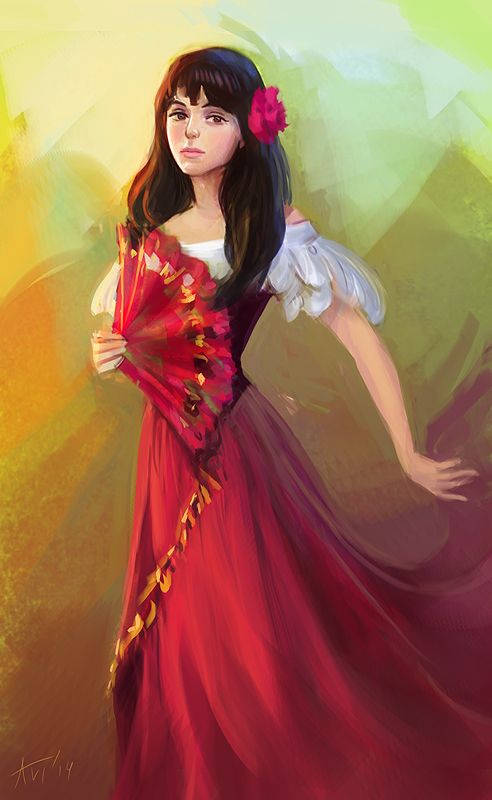 Maria Clara Modern Digital Art