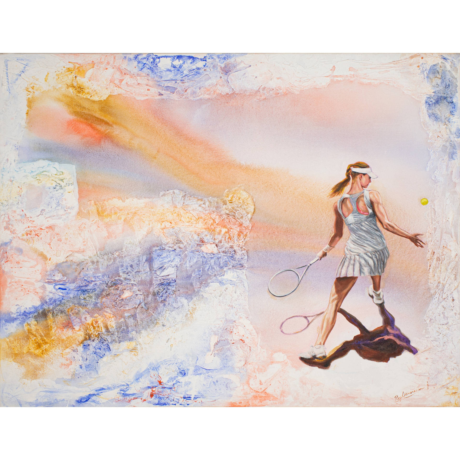 Maria Kirilenko Painted Artwork Background