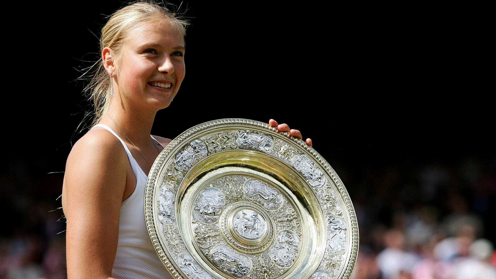 Maria Sharapova Wimbledon Champion Background