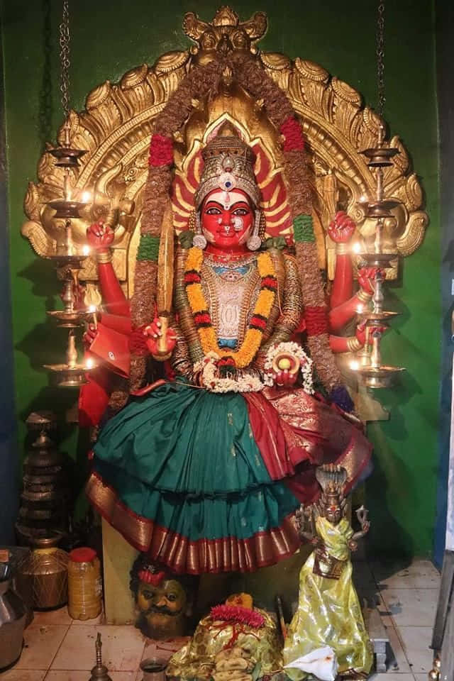 Mariamman Hindu Goddess Statue