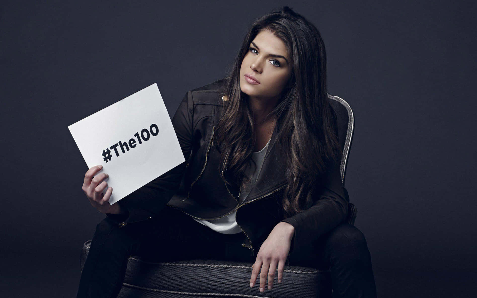 Marie Avgeropoulos The100 Promotion Background