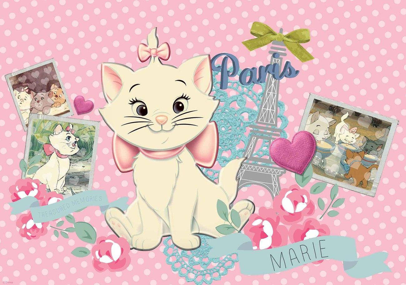 Marie Cat Cut-outs Background