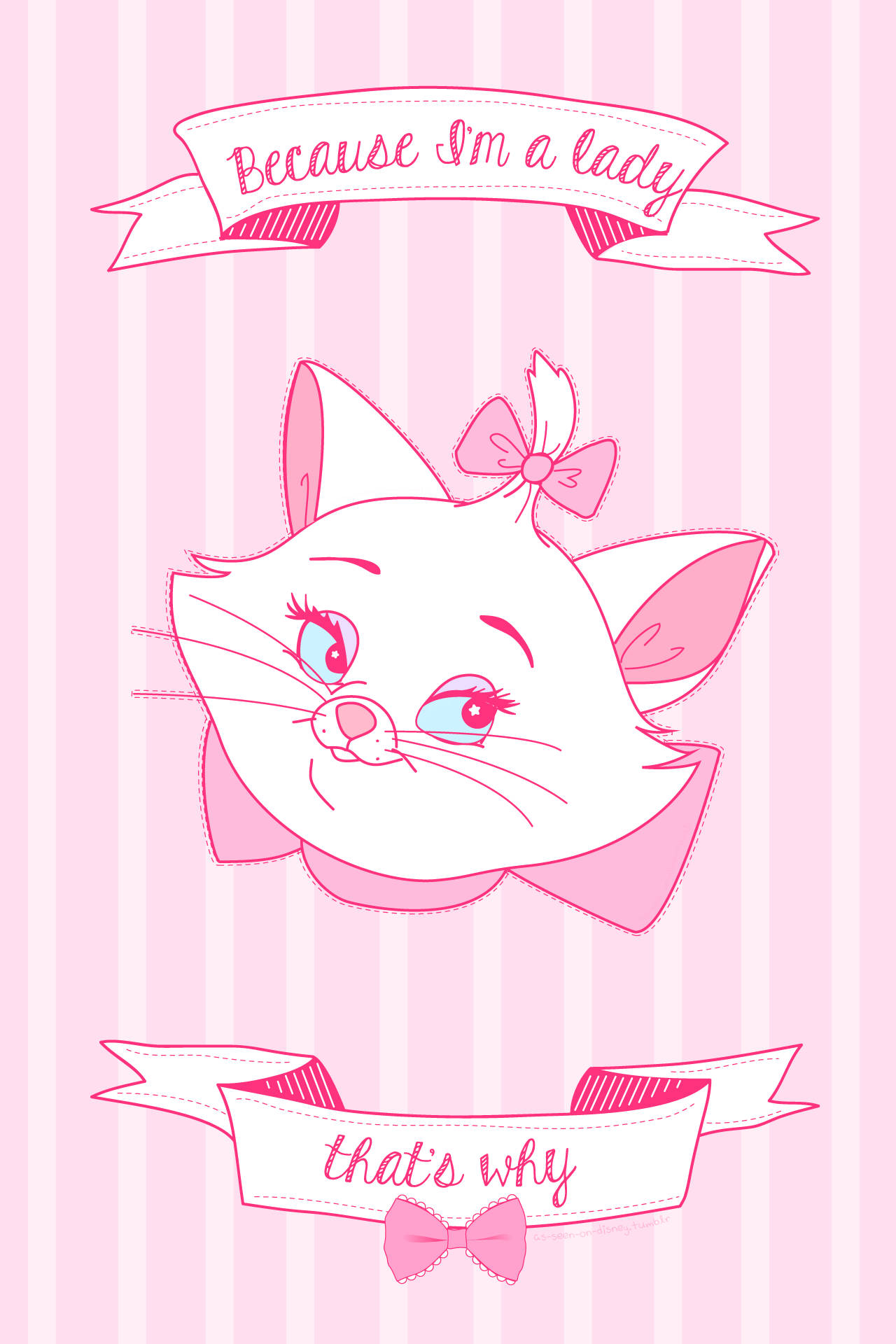Marie Cat I'm A Lady Background
