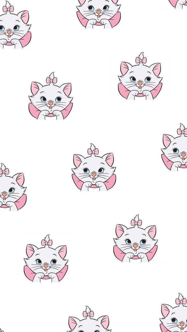 Marie The Cat Pattern Background