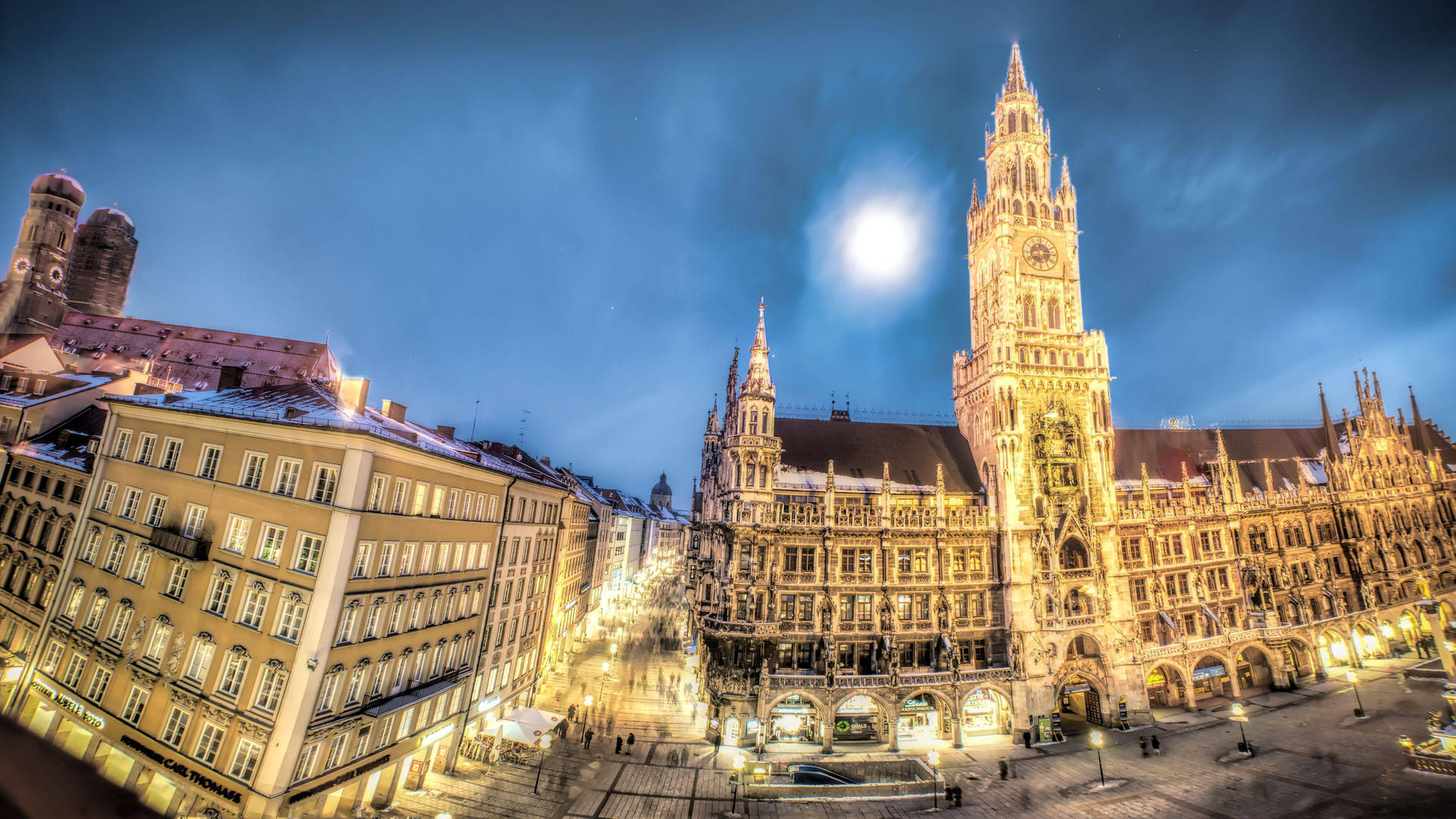 Marienplatz Munich Germany Background