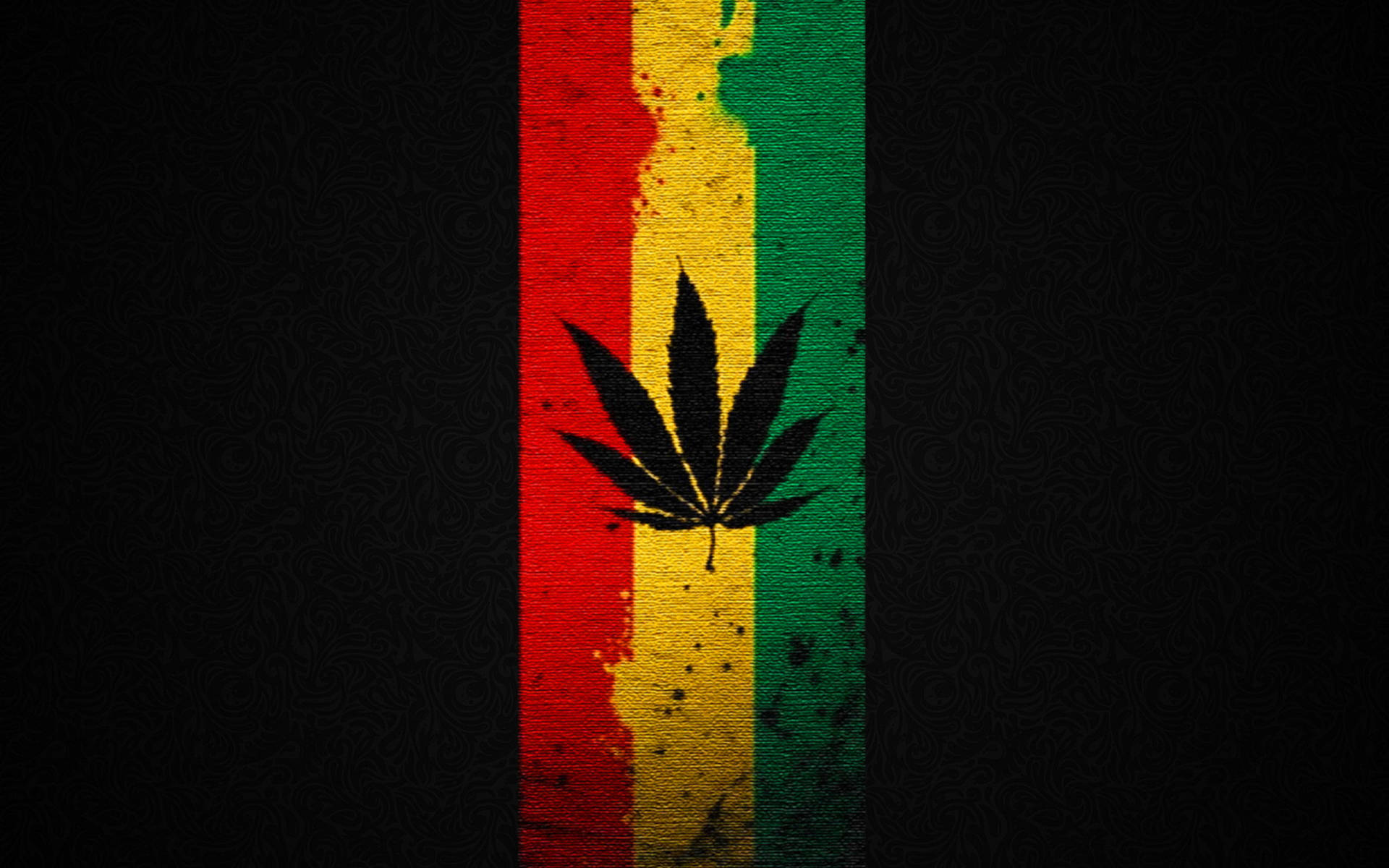 Marijuana Rasta Leaf Background
