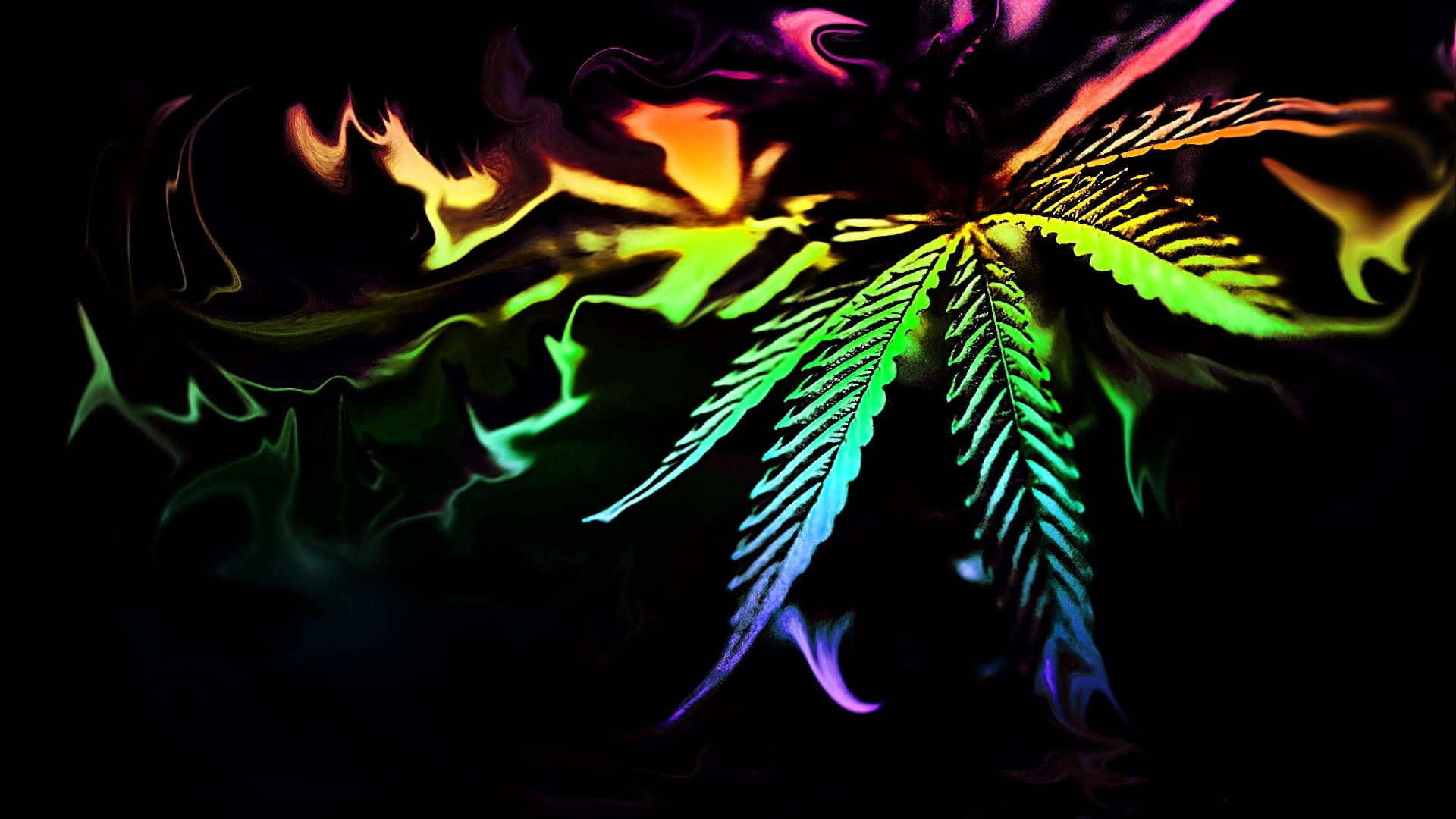 Marijuana Weed Abstract Background