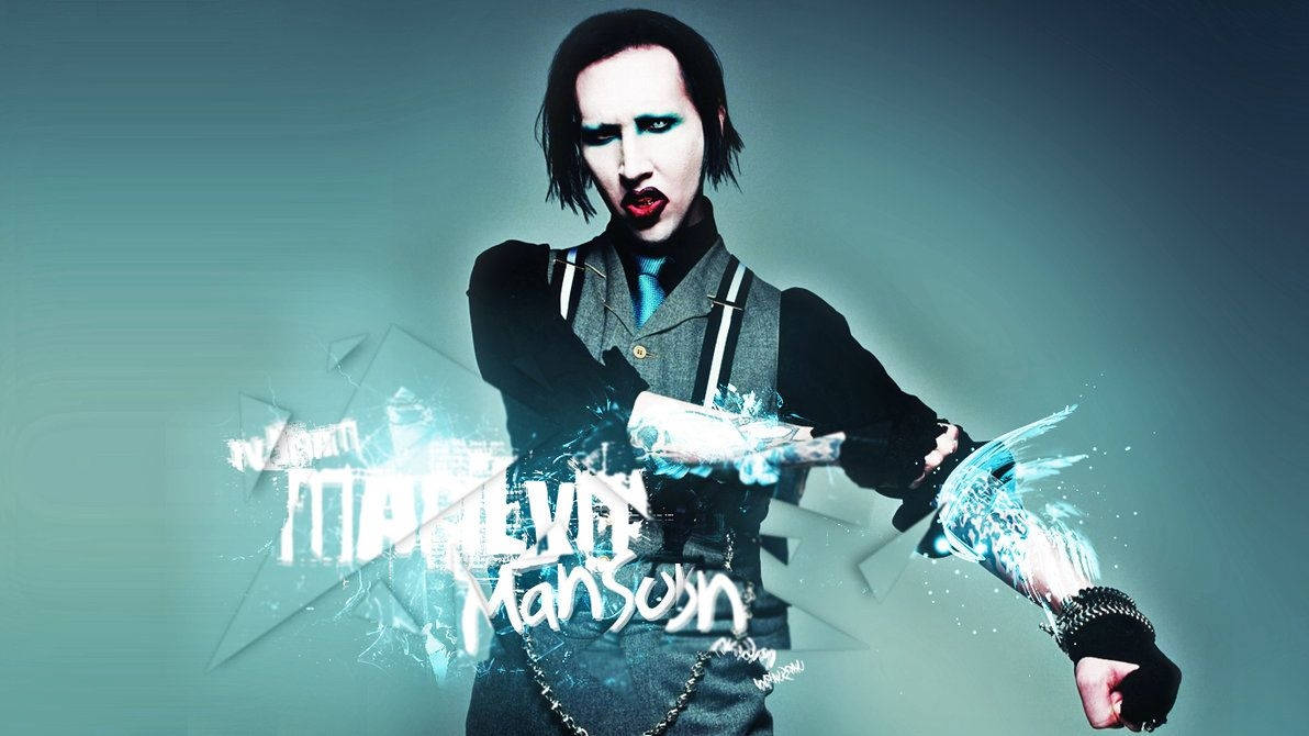Marilyn Manson American Rock Icon Background