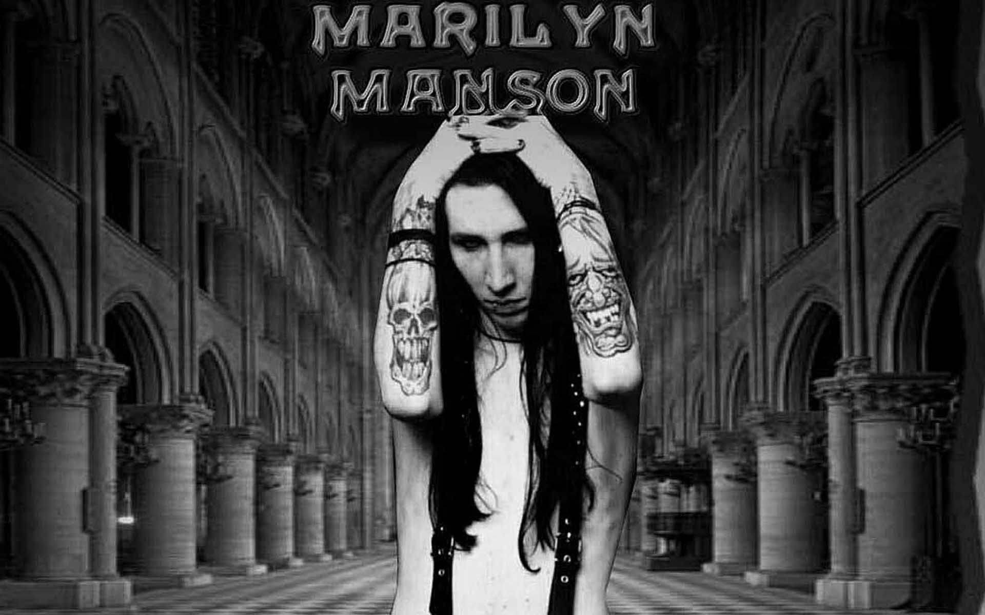 Marilyn Manson Surreal Mansion Digital Edit