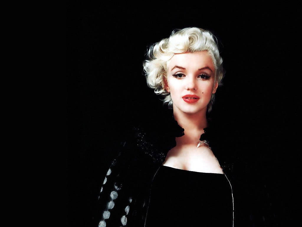 Marilyn Monroe All-black Background