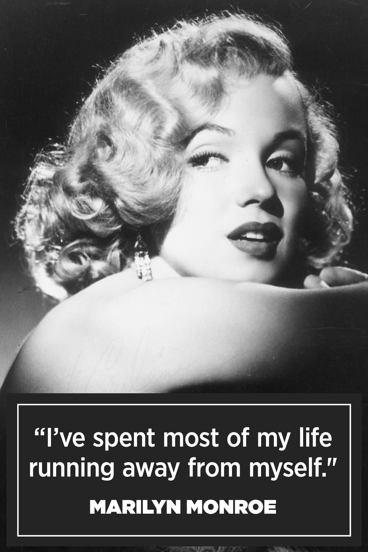 Marilyn Monroe Quotes About Life Background