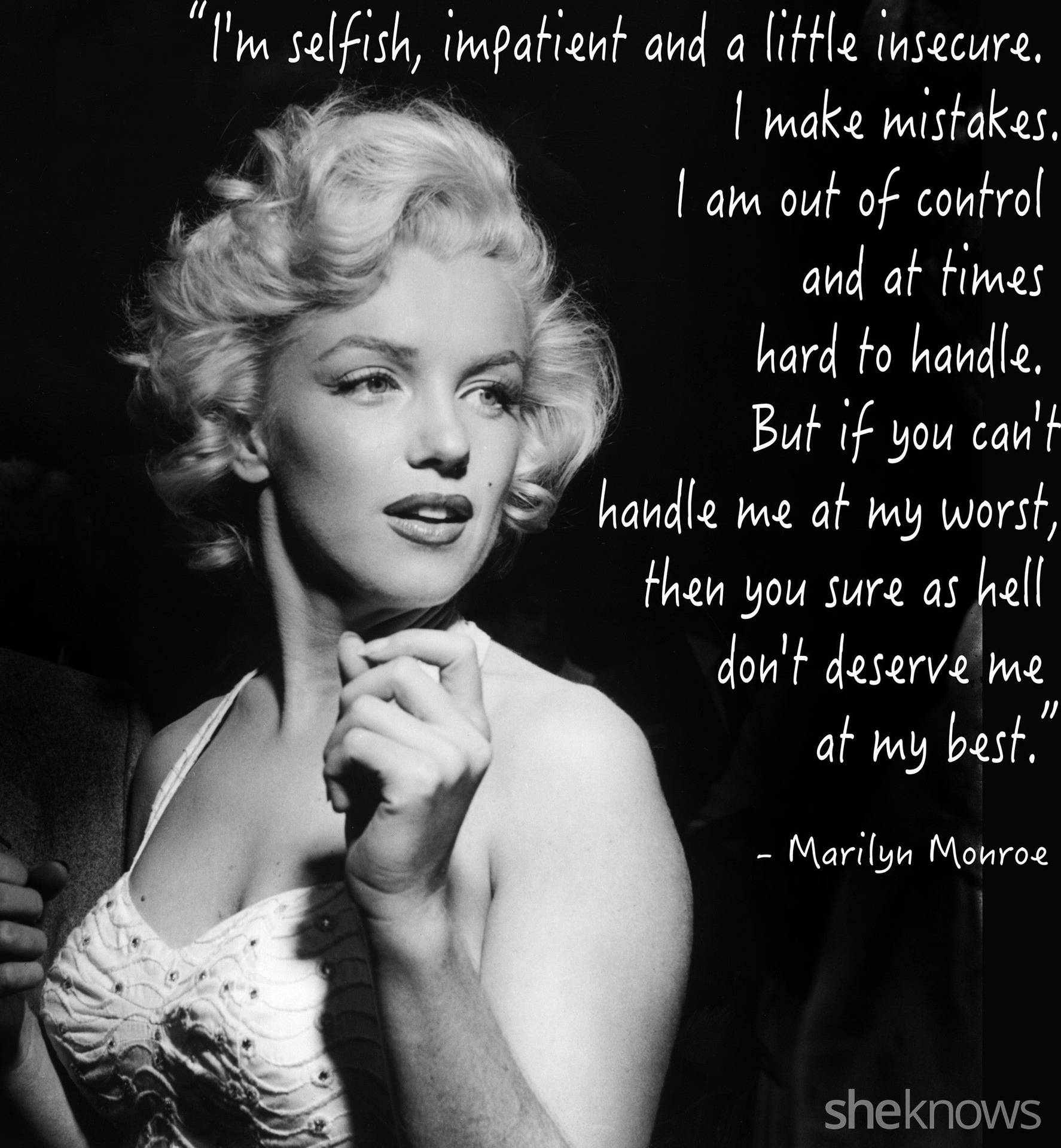 Marilyn Monroe Quotes Relationship Background