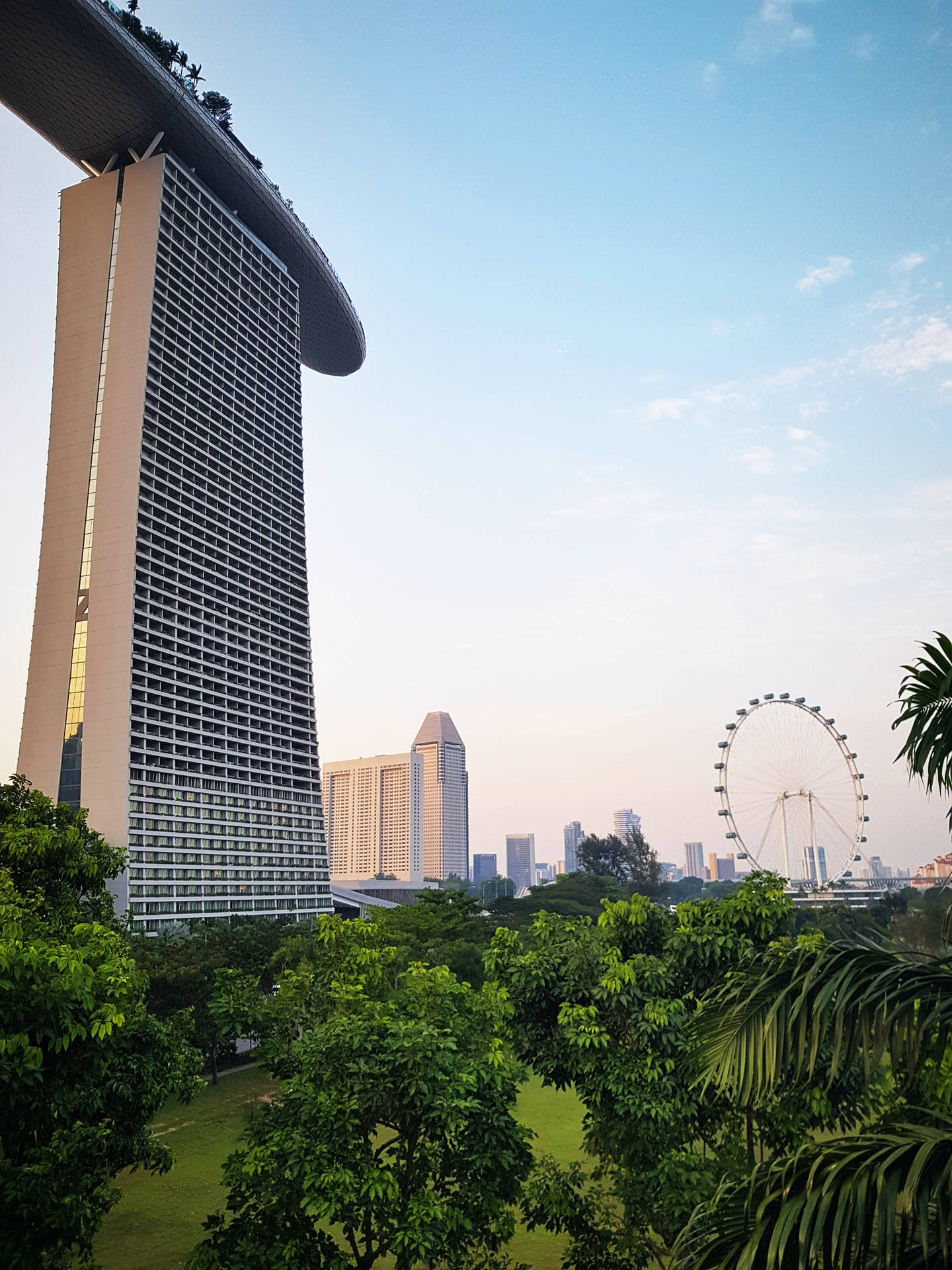 Marina Bay Sands One Building Background