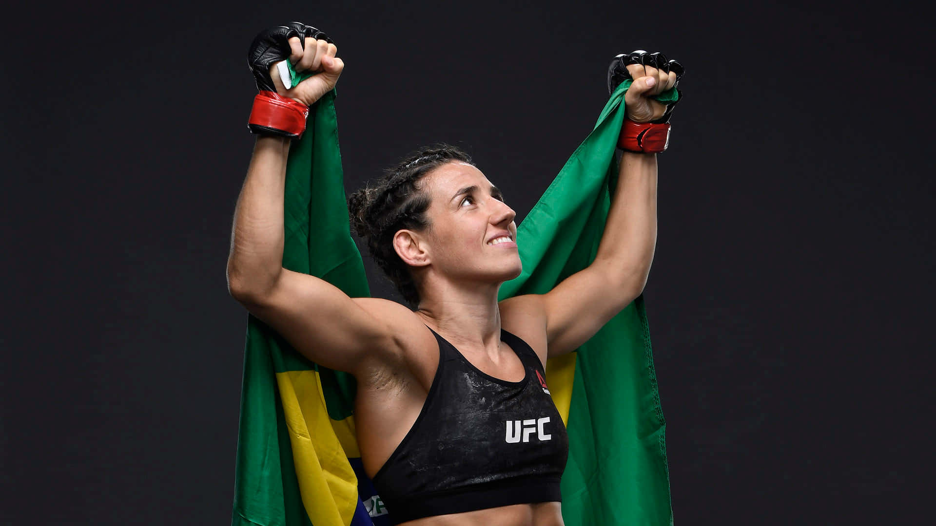 Marina Rodriguez Brazilian Flag Background