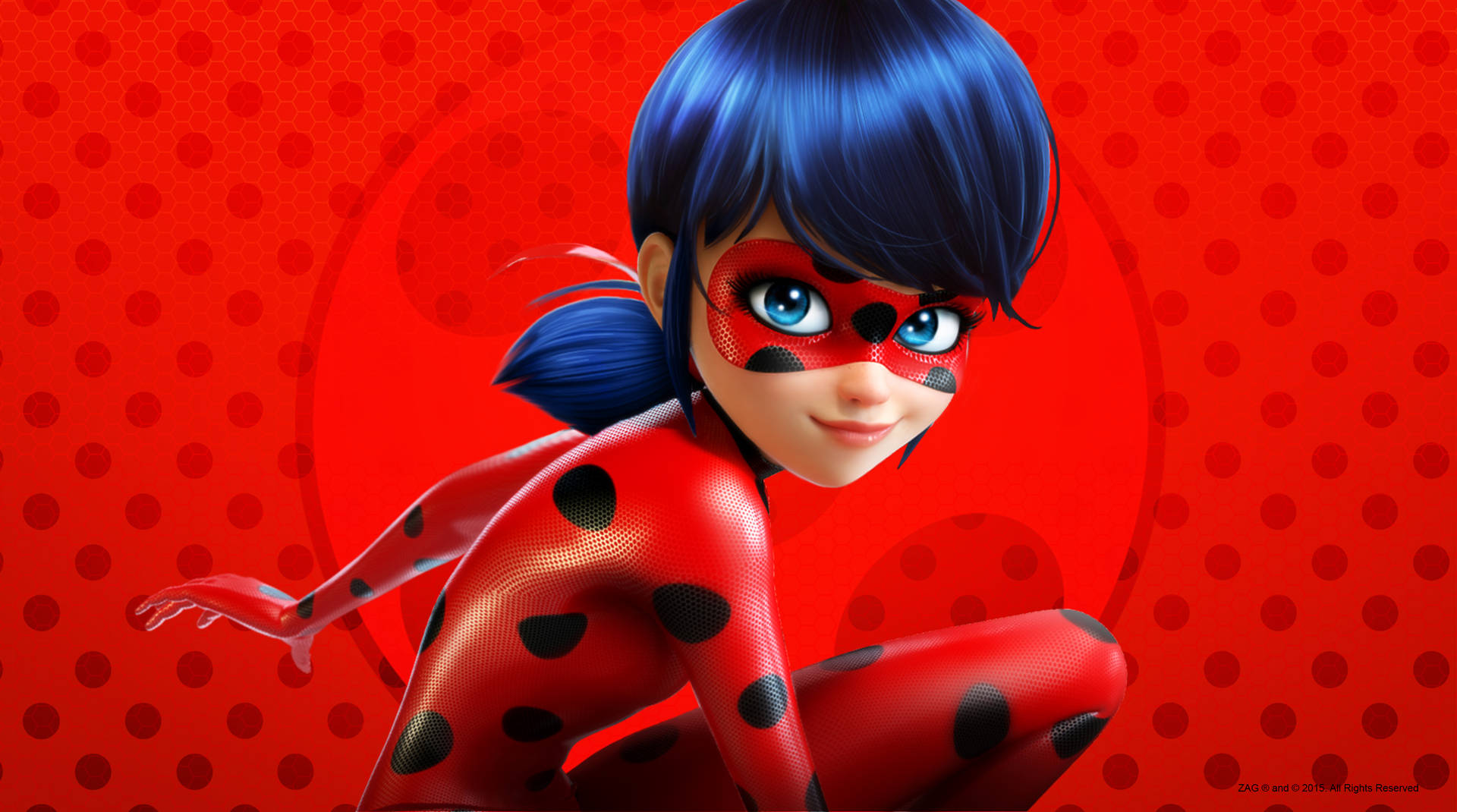 Marinette As Miraculous Ladybug Background