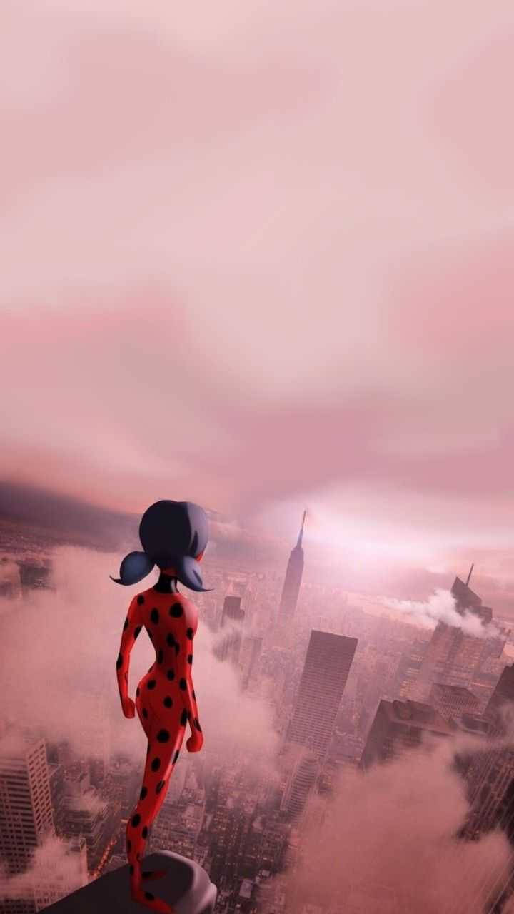 Marinette Overlooking The City Background