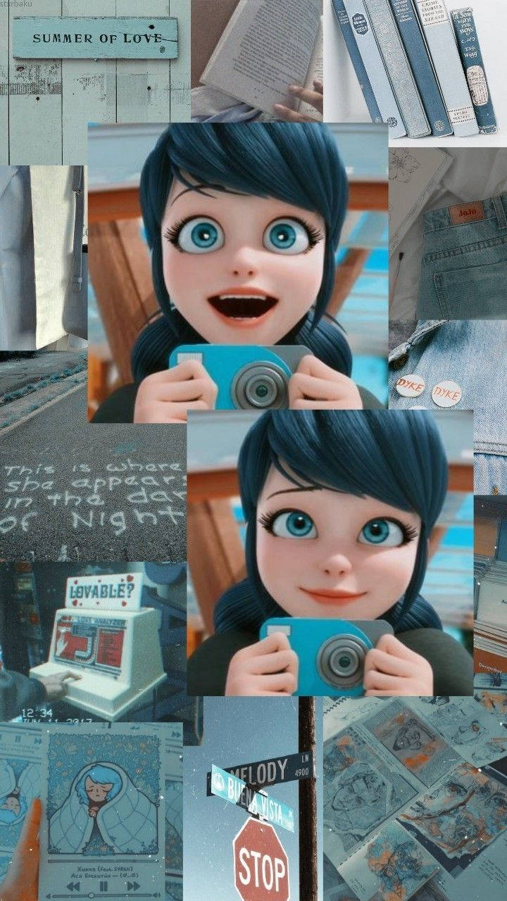 Marinette With A Camera Background