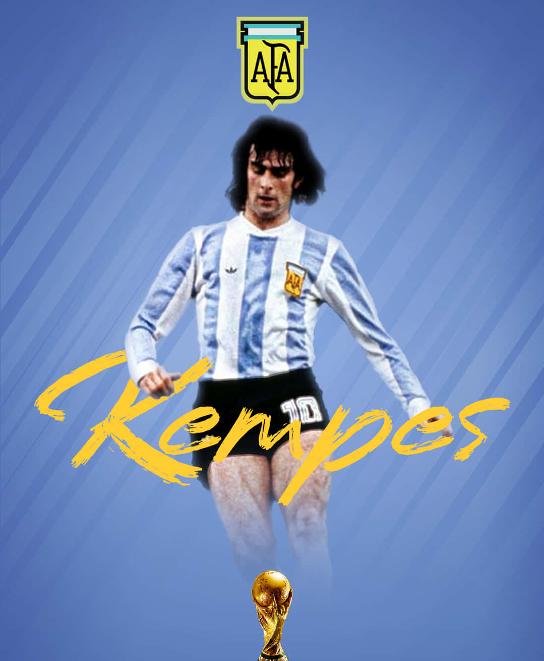 Mario Kempes - A Legacy In Football Background