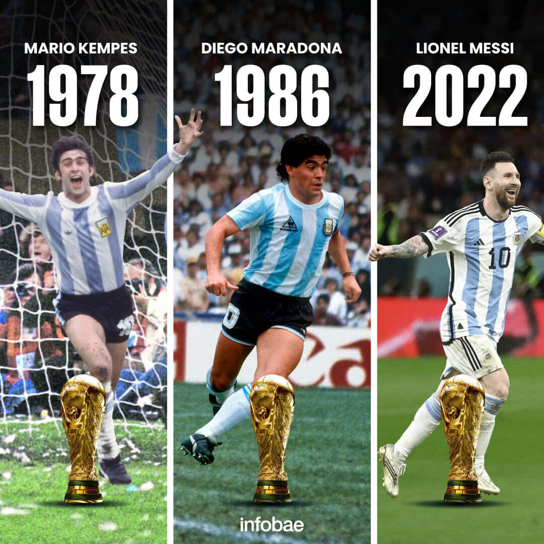 Mario Kempes Argentina Champions Background