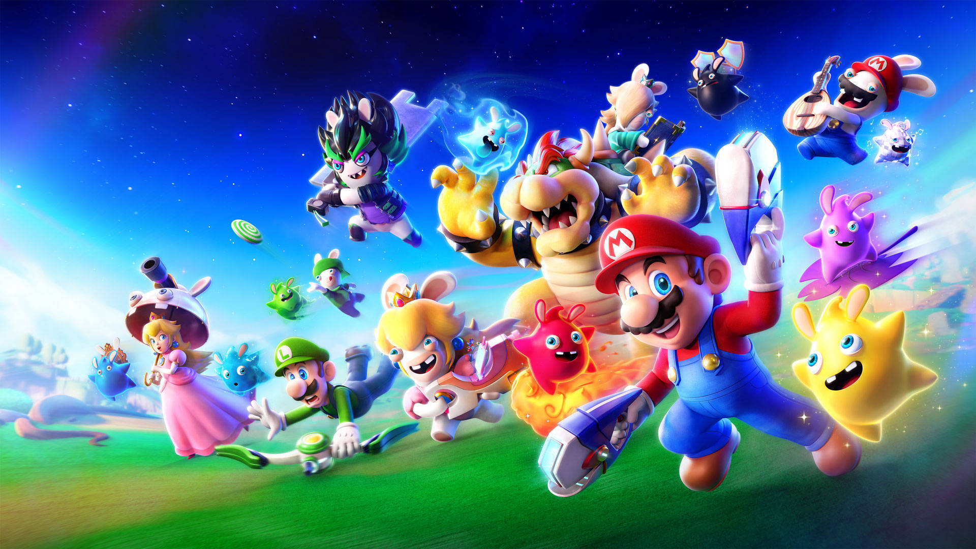 Mario Plus Rabbids Game Background