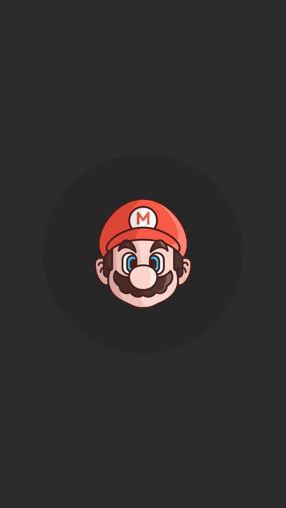 Mario The Cool Plumber Ready For Action. Background