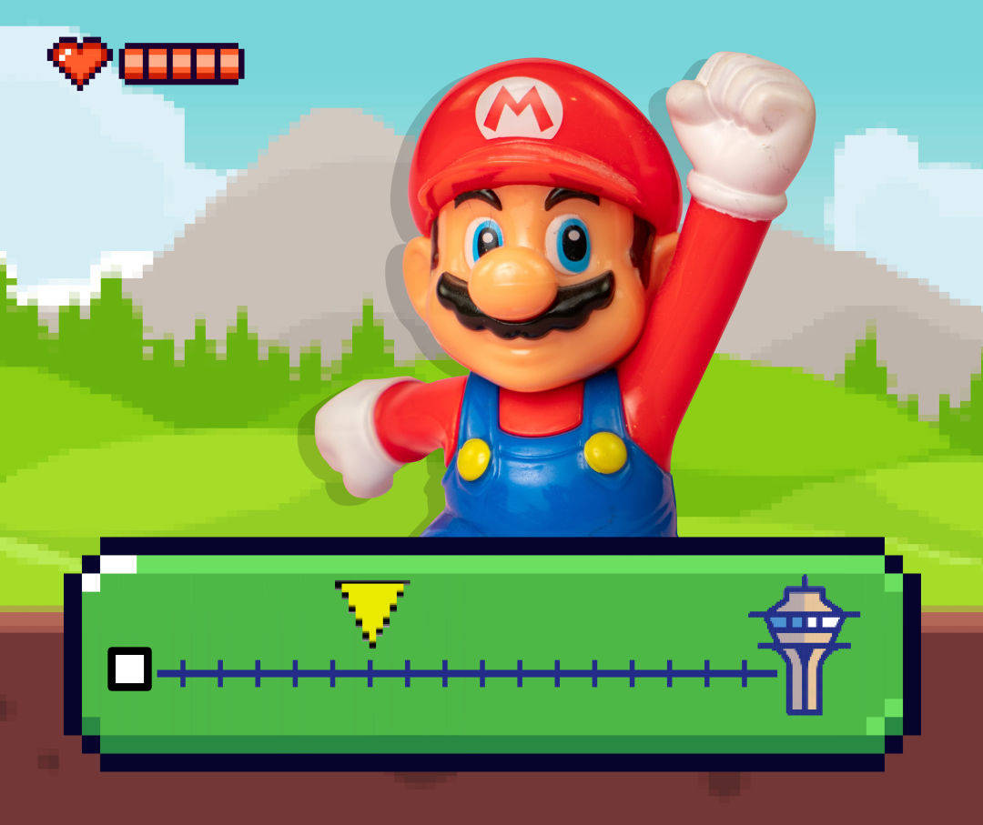 Mario Toy Game Background