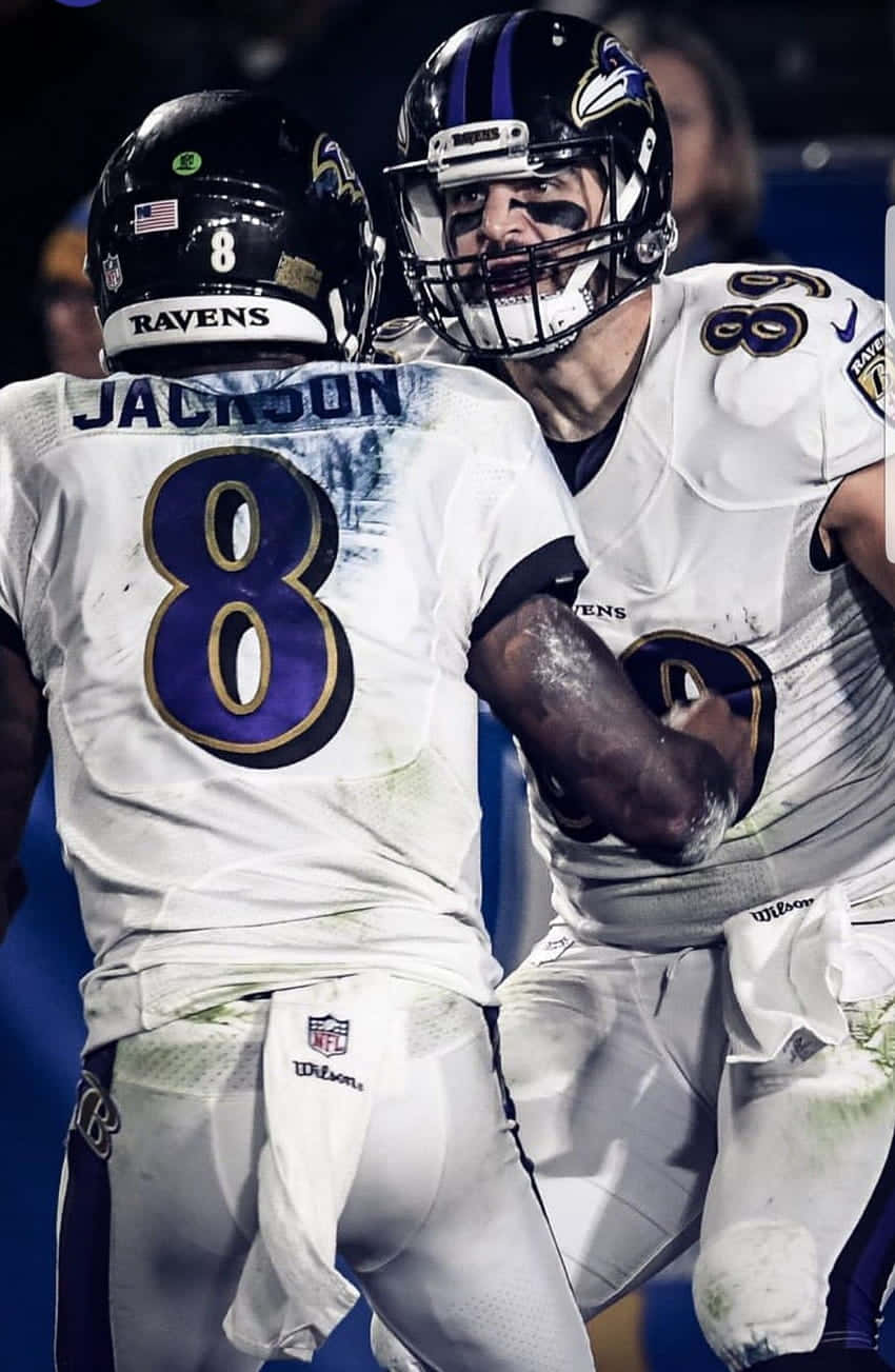 Mark Andrews And Lamar Jackson Background
