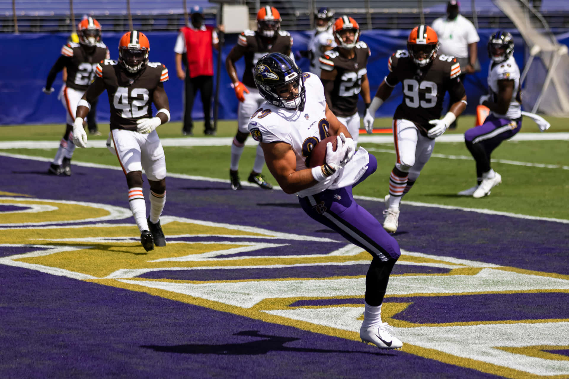 Mark Andrews Touchdown Score Background