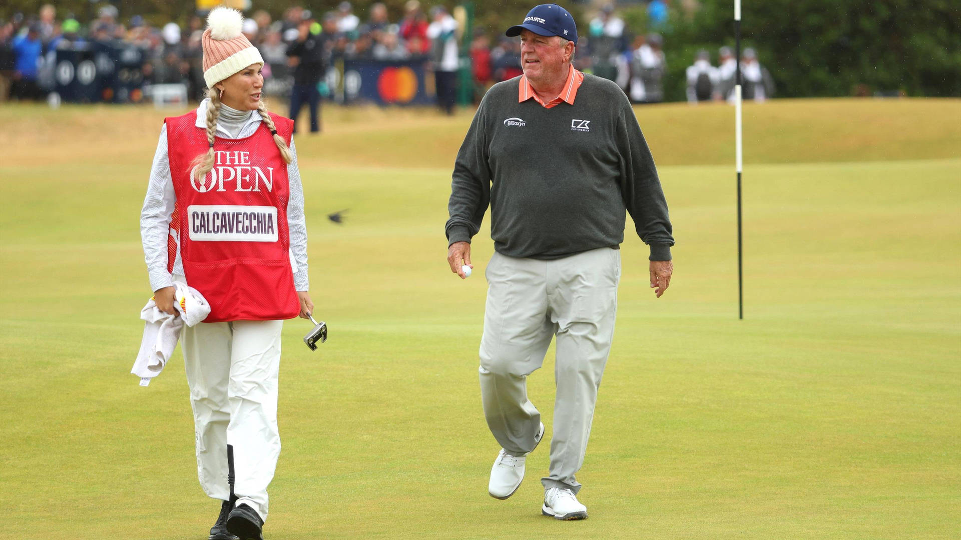 Mark Calcavecchia Walking With A Wife Background