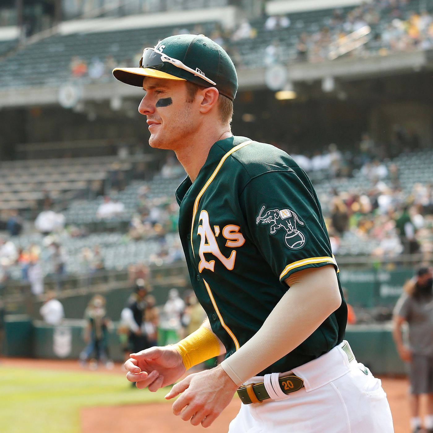 Mark Canha With Eye Black