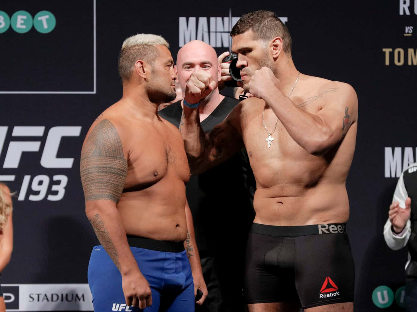 Mark Hunt Versus Mickey Gall Background