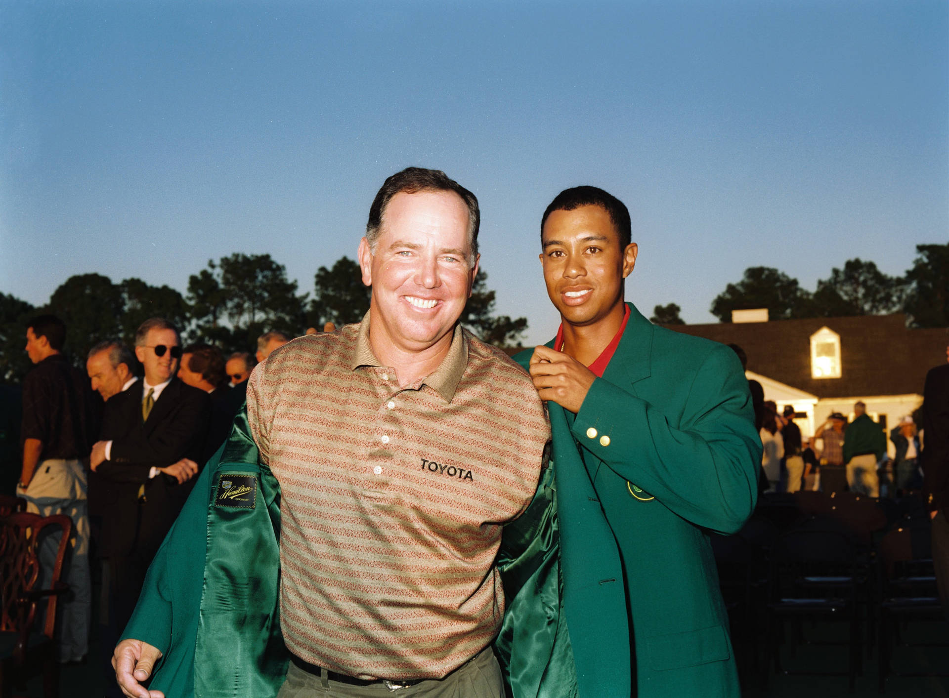 Mark O'meara 1998 Masters Green Jacket Background