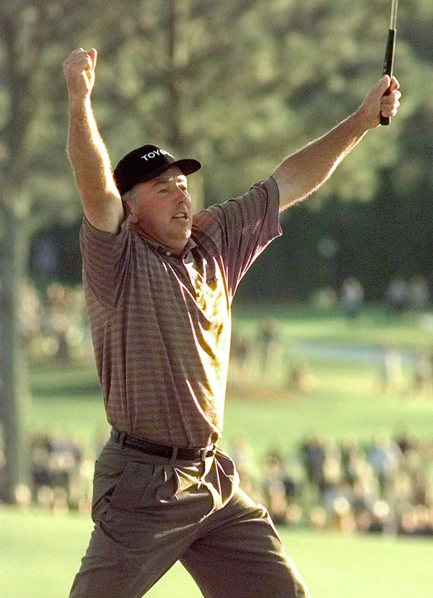 Mark O'meara Celebrating Background