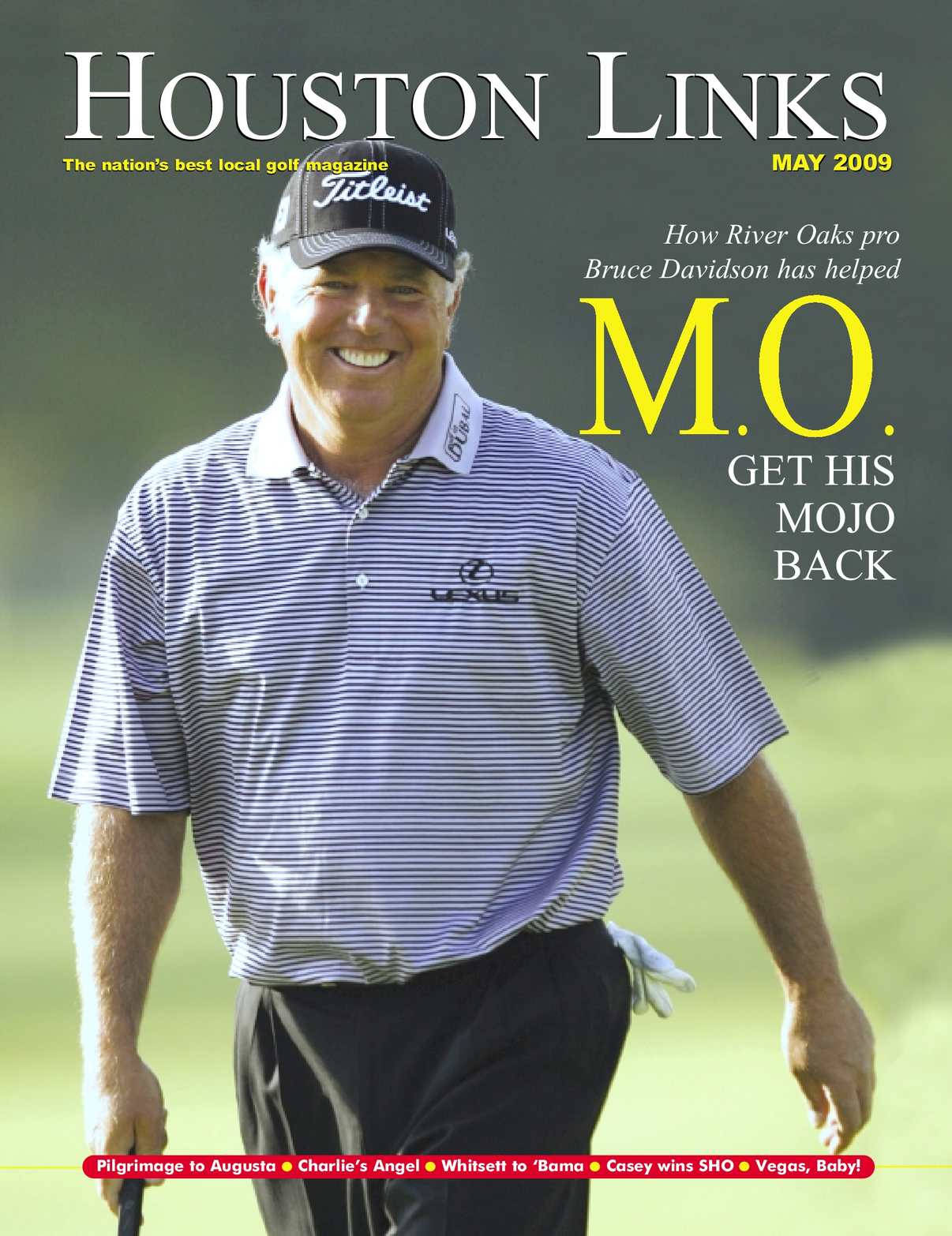 Mark O'meara On Golf Magazine Cover Background