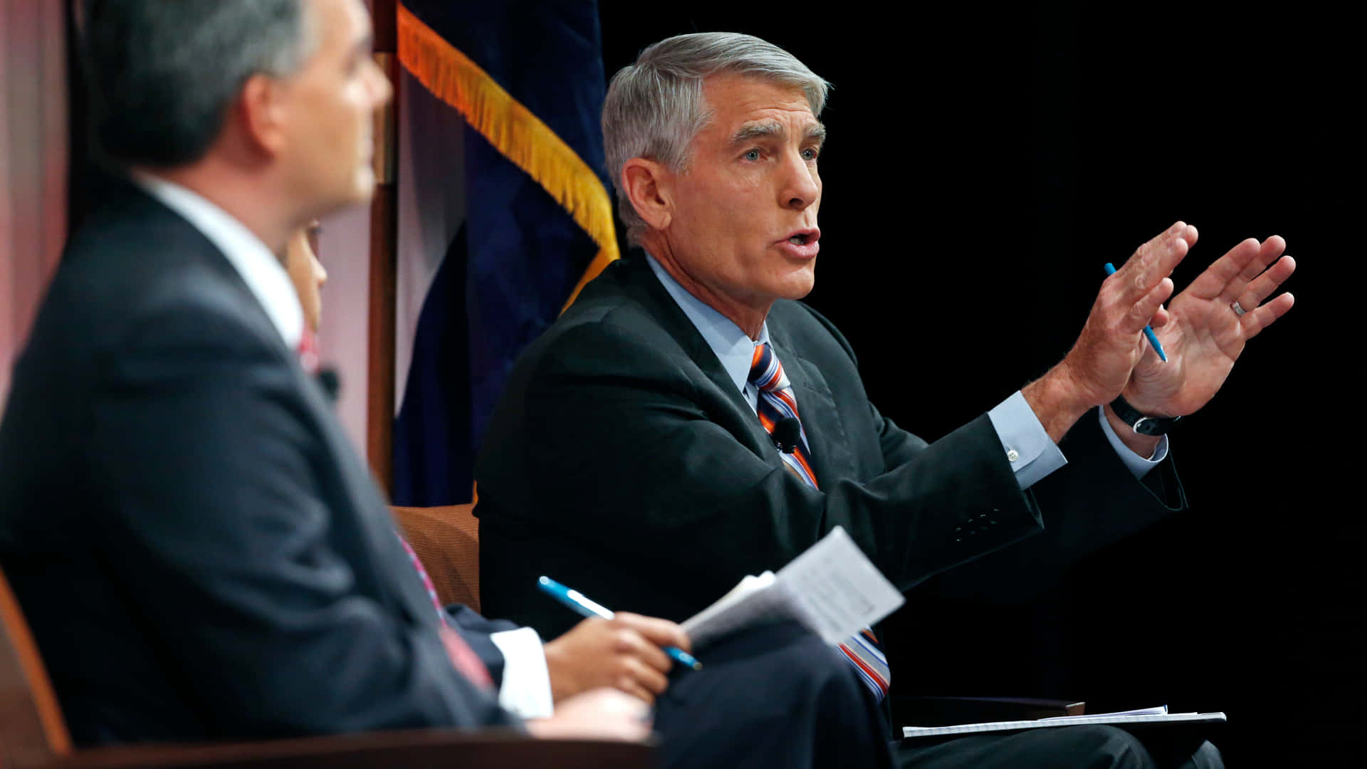 Mark Udall Discussing Background