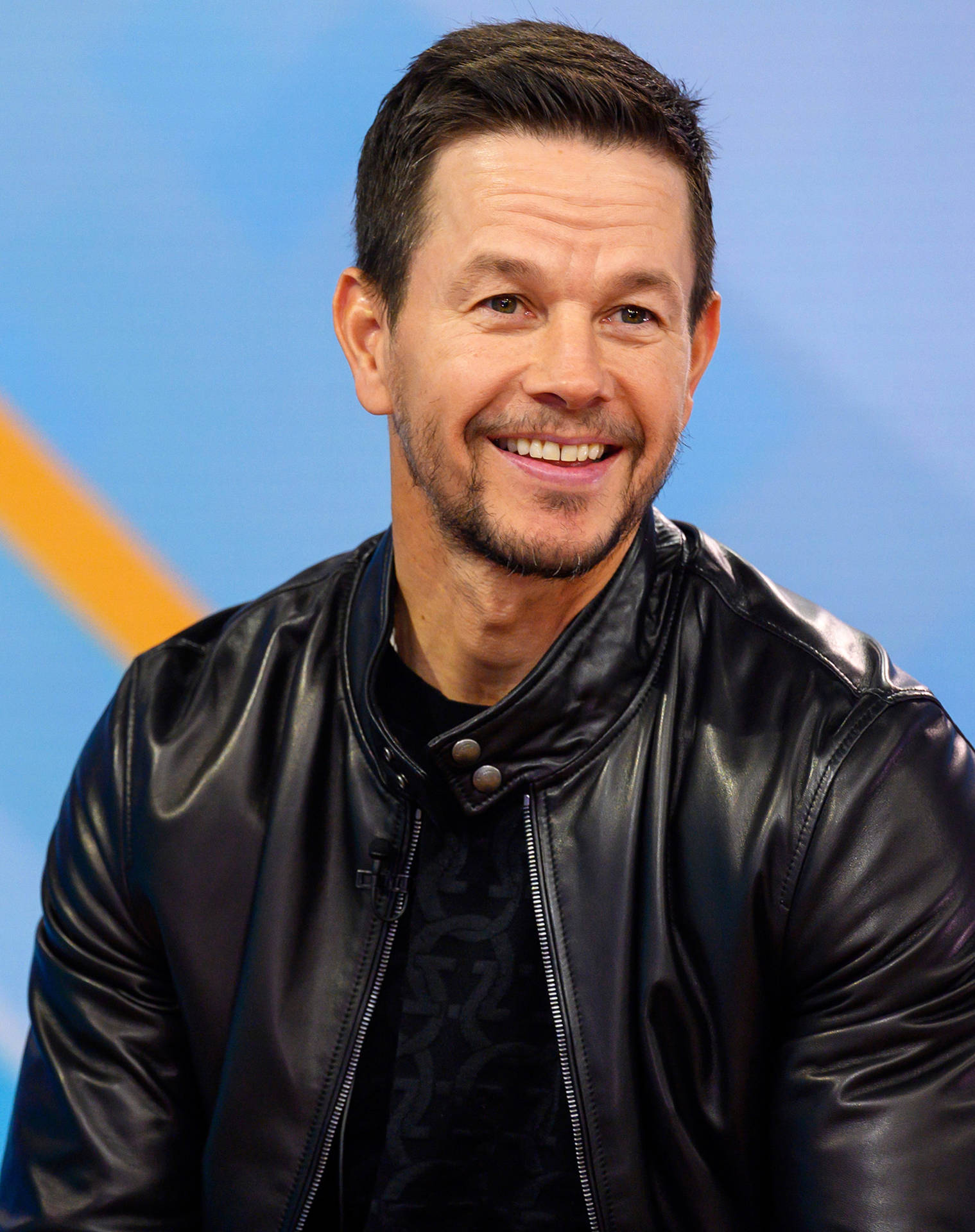 Mark Wahlberg In A Leather Jacket Background
