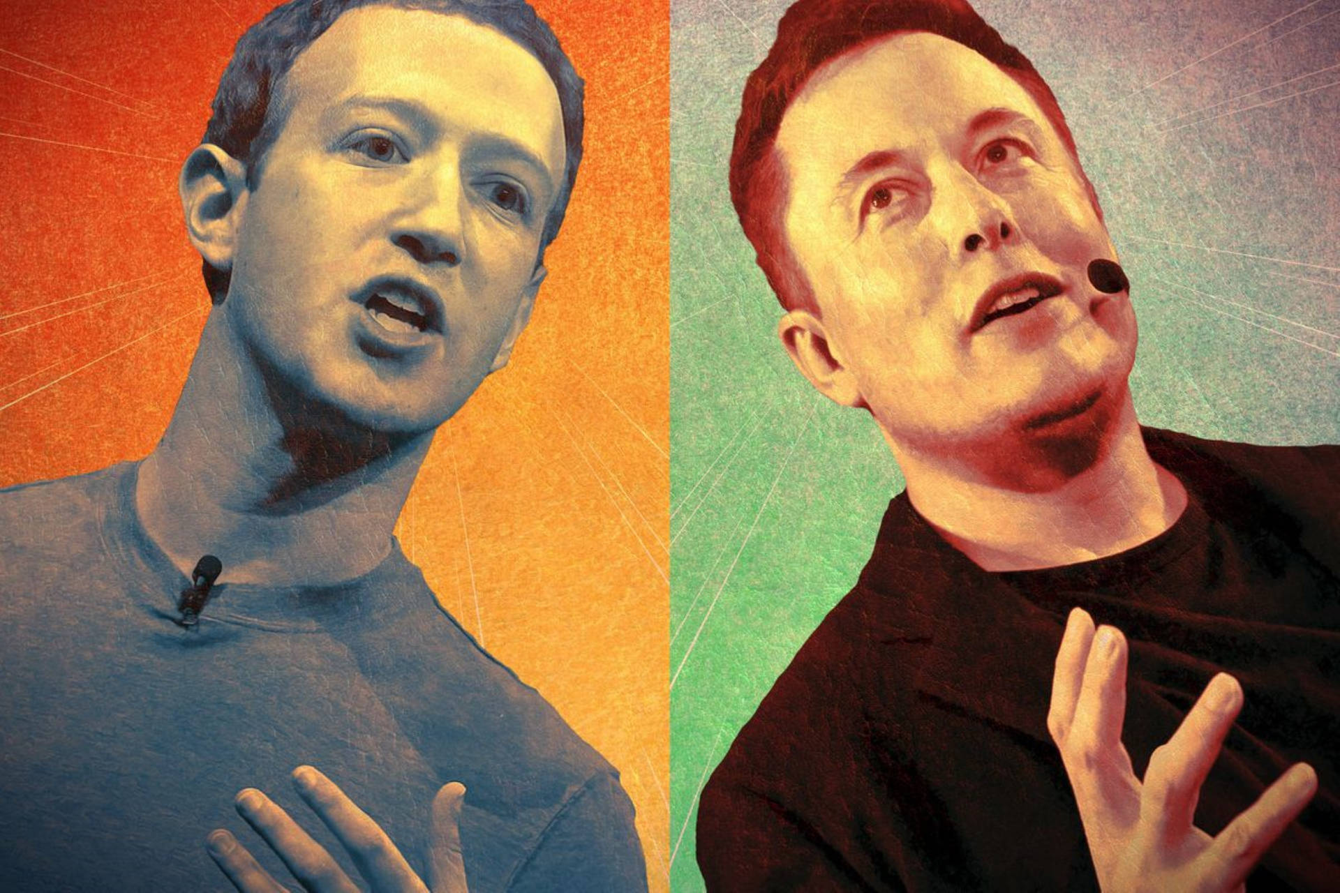 Mark Zuckerberg And Elon Musk Background