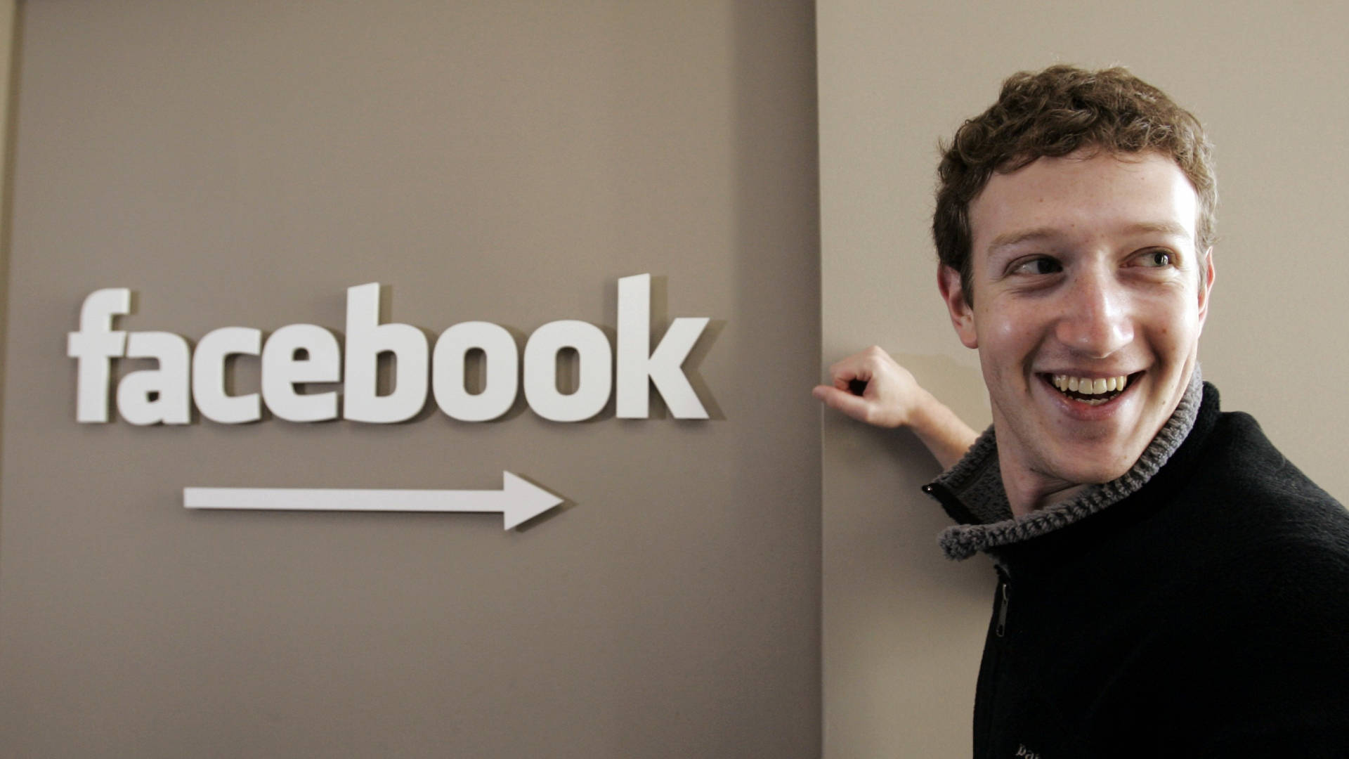 Mark Zuckerberg Happy Smile Background