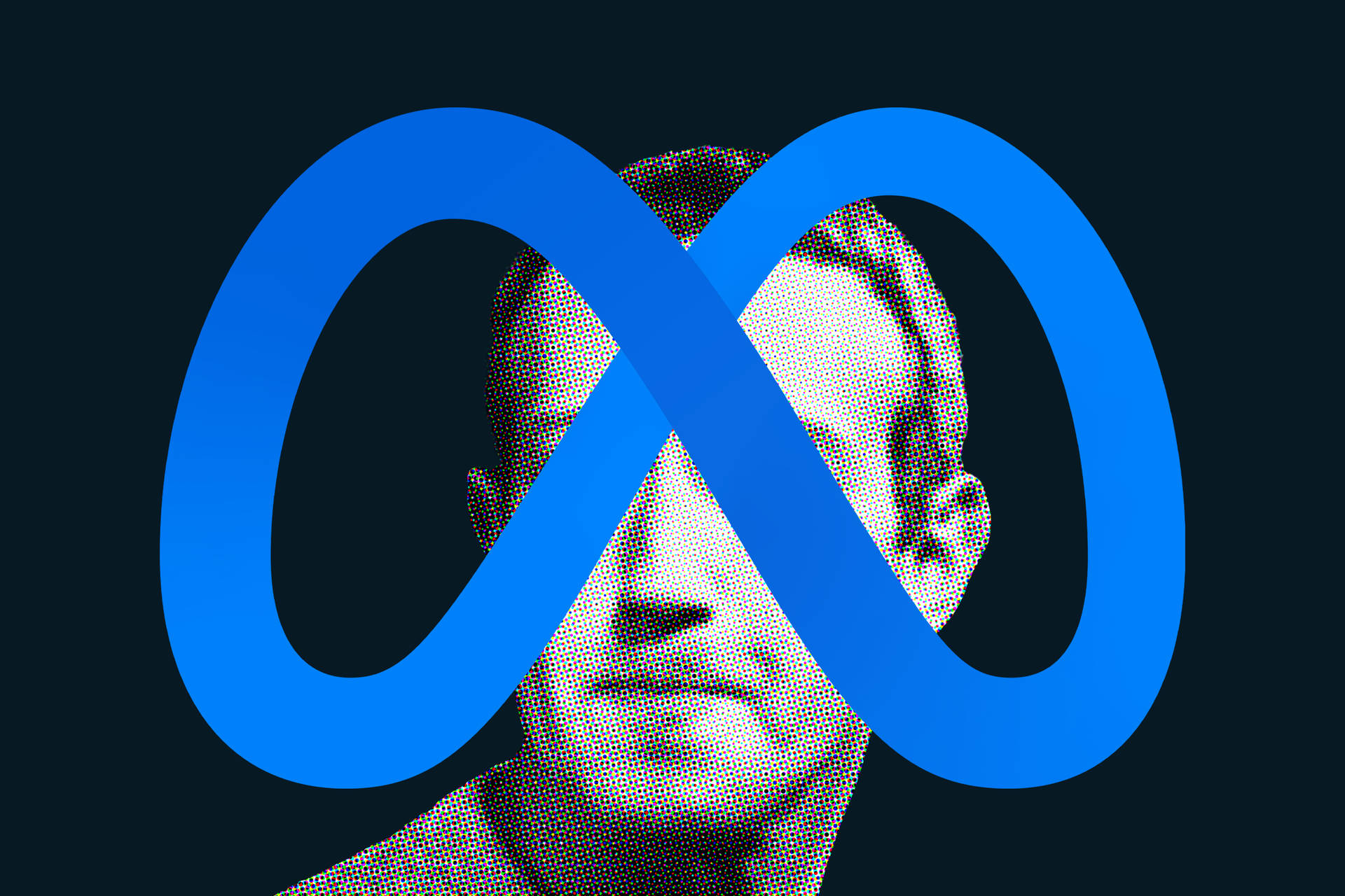 Mark Zuckerberg Meta Logo Background