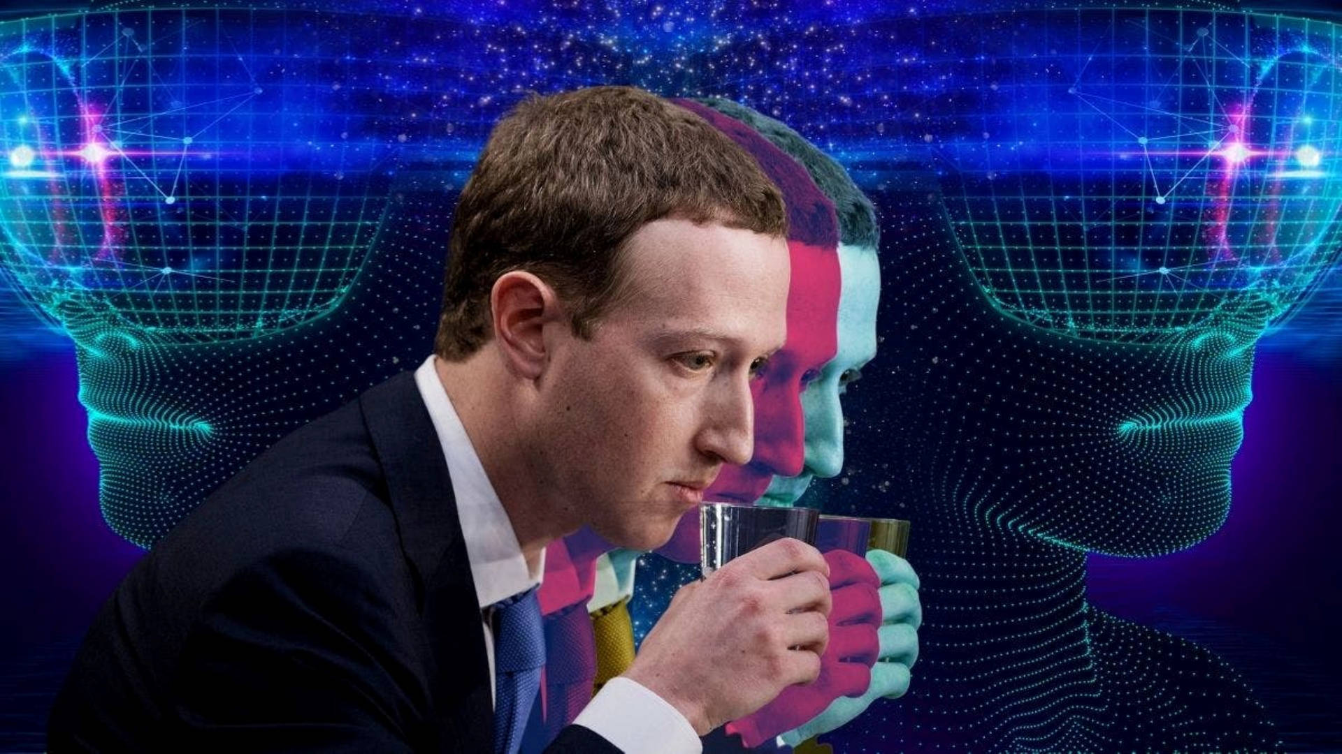 Mark Zuckerberg Vr Art Background