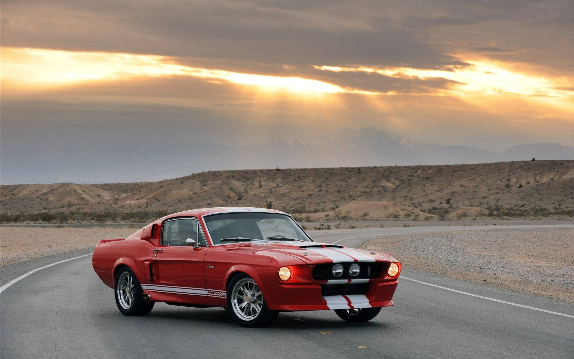 Marlboro Red Shelby Mustang Background