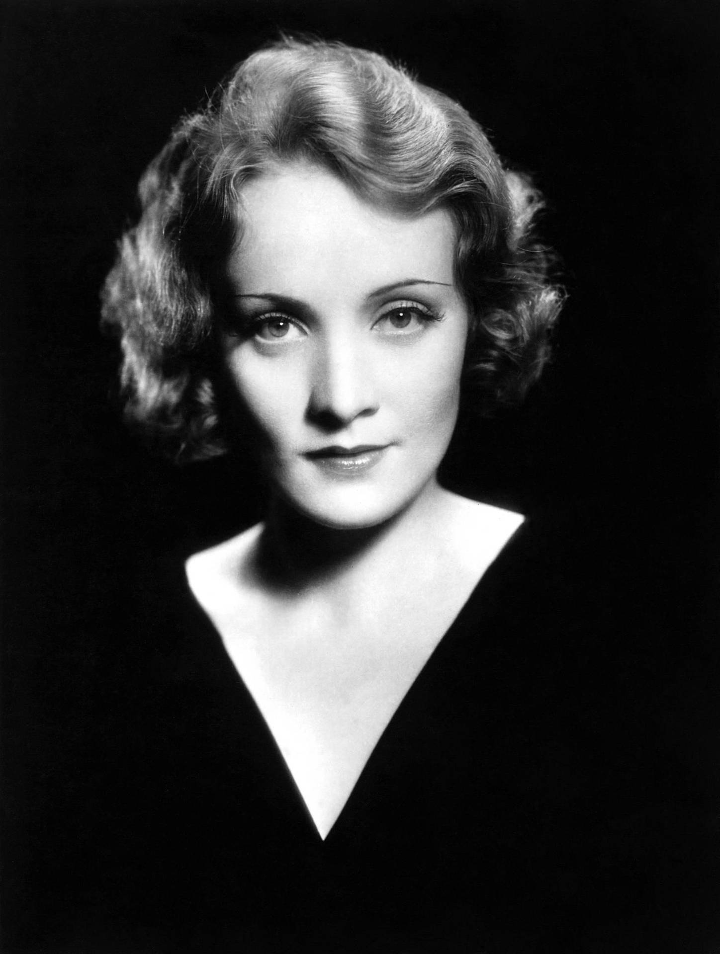 Marlene Dietrich Plunging Neckline Background