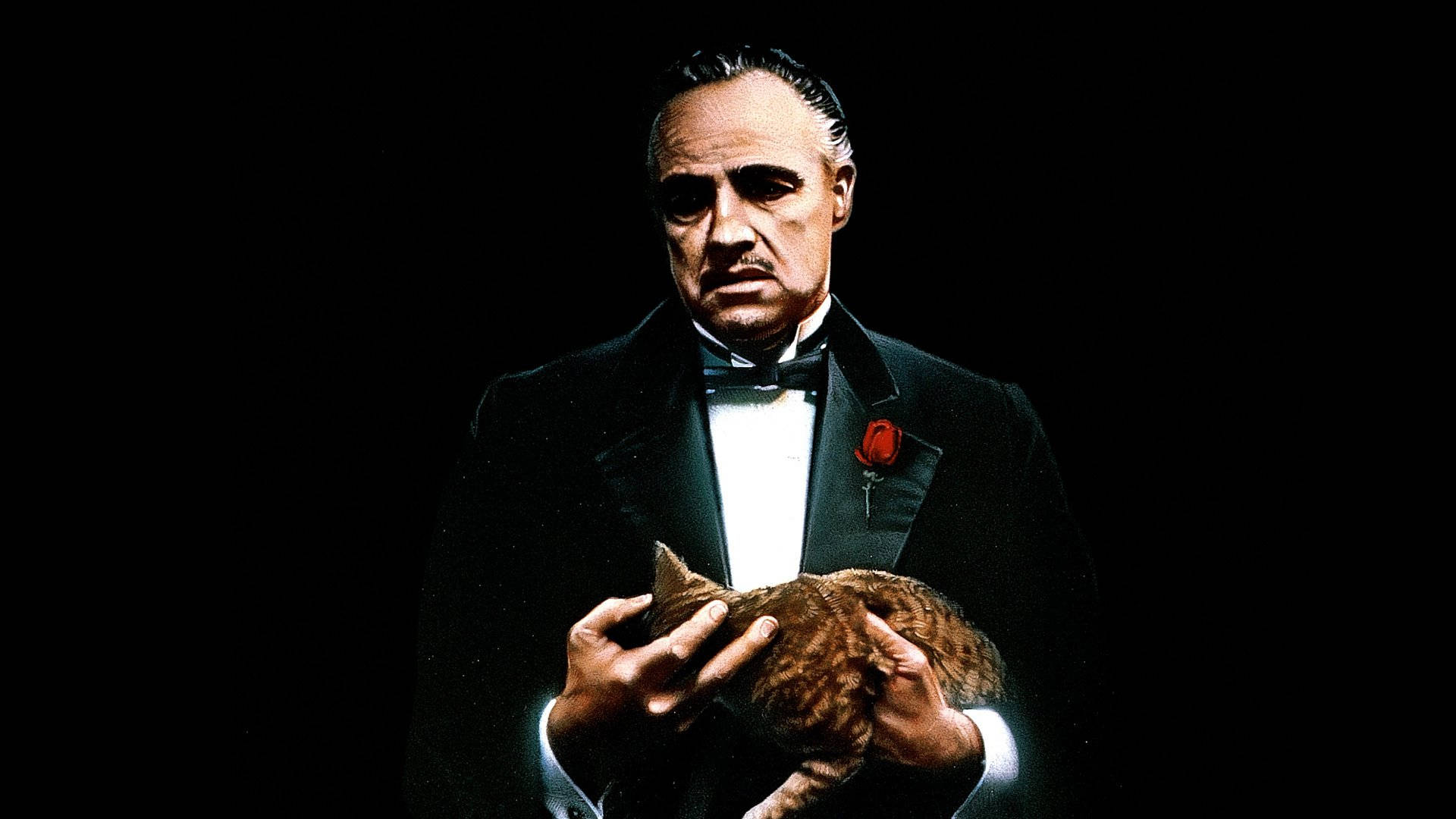 Marlon Brando The Godfather Matte Finish Poster Background