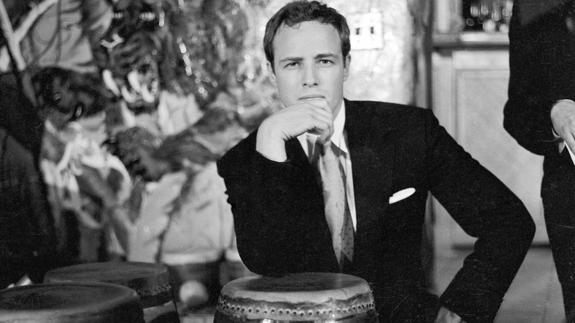 Marlon Brando Wearing Suit