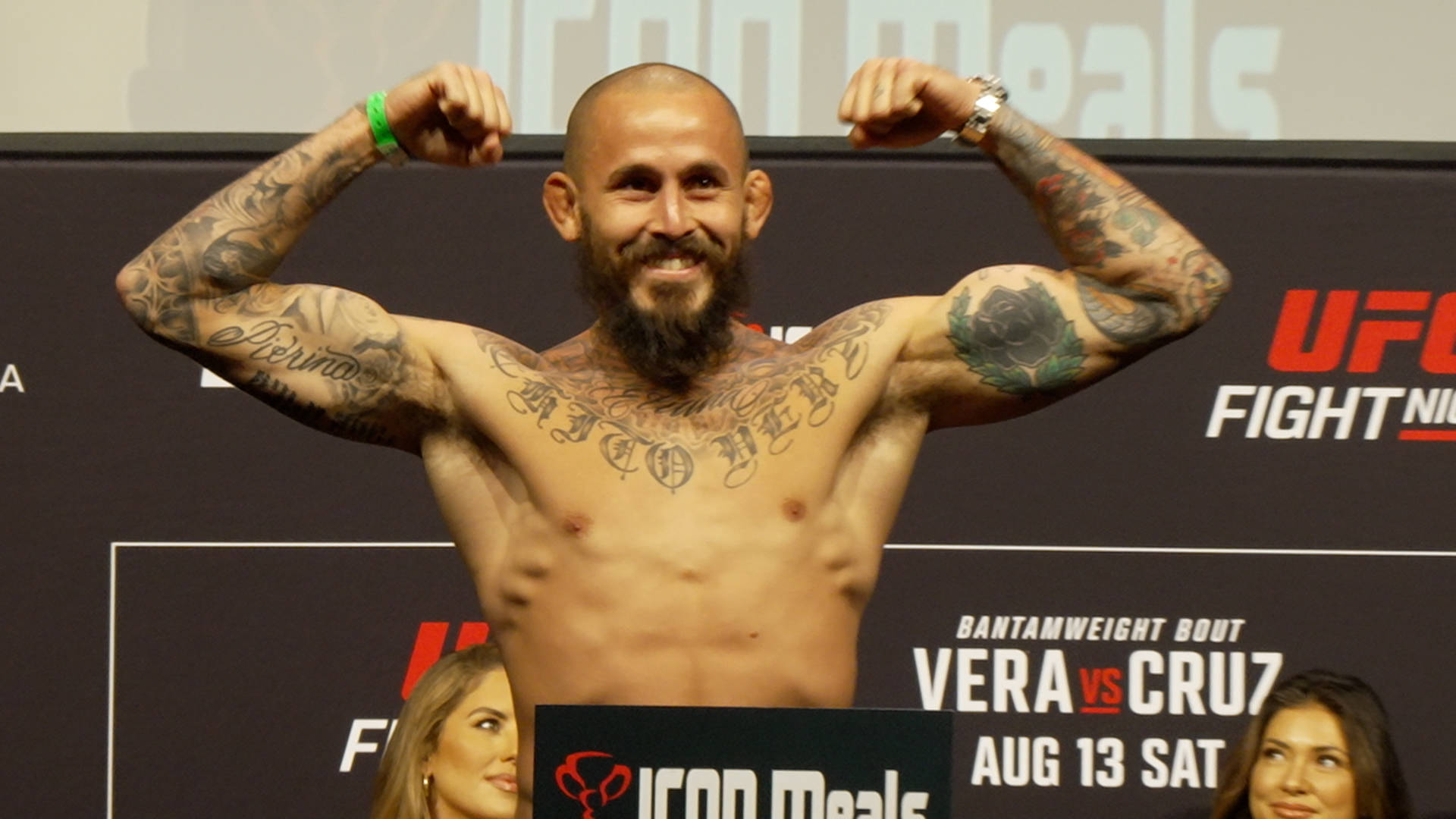 Marlon Vera Showing Off Background